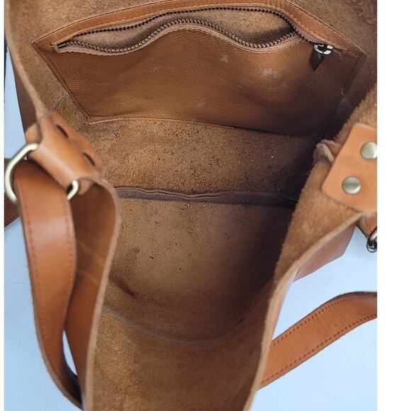 Vintage Minimalist Leather Convertible Backpack (Same design as Teddi Joelle) - Picture 11 of 11